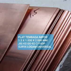 Plat Tembaga JIS-H3100 92 C100P